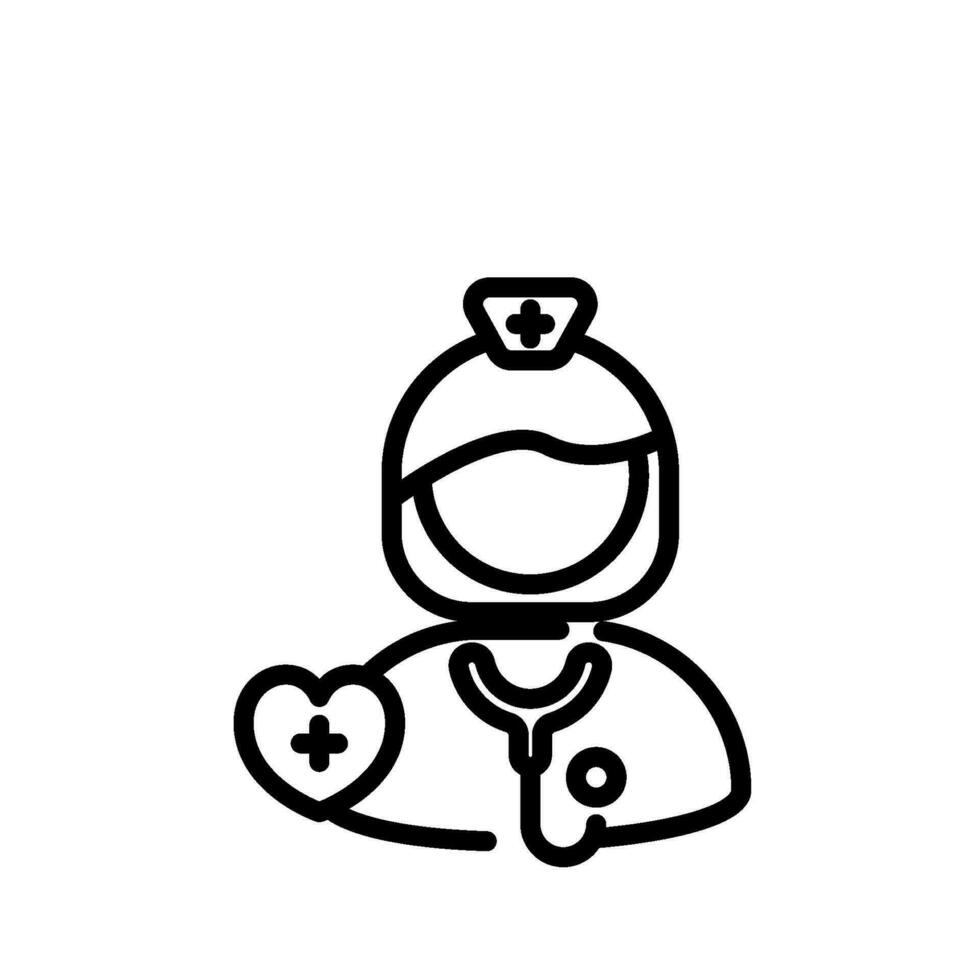 nurse icon sign symbol vector