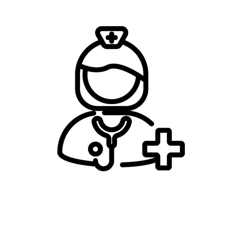 nurse icon sign symbol vector