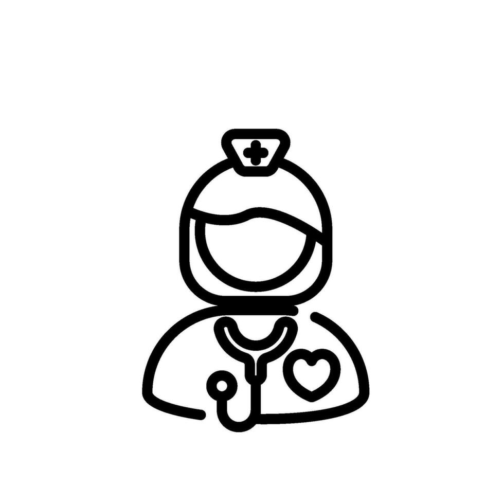 nurse icon sign symbol vector