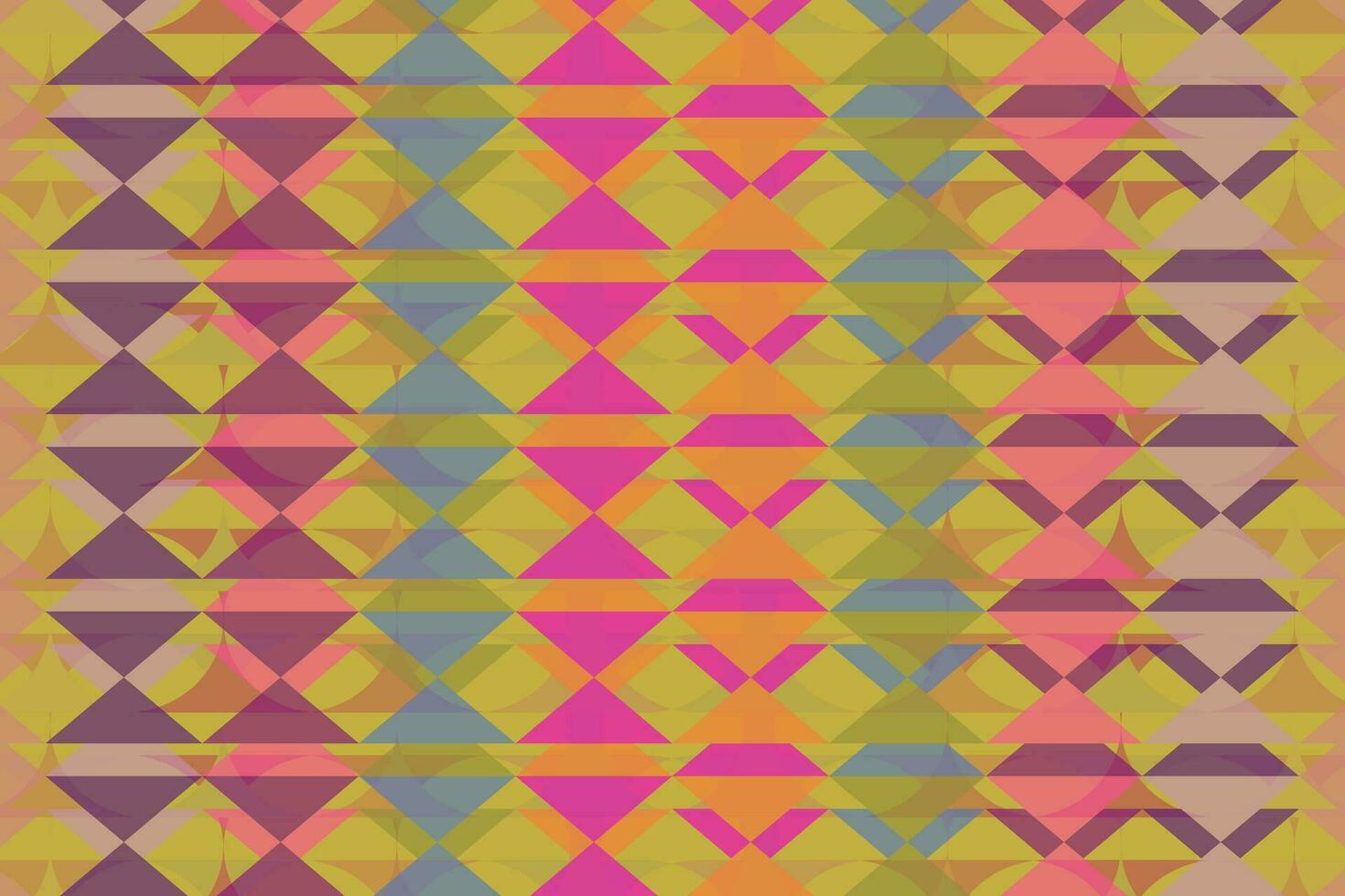 Ethnic zigzag pattern in retro colors, Aztec style seamless vector background