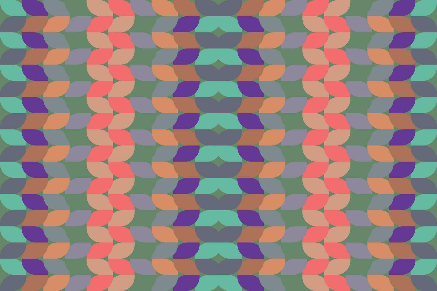 Ethnic zigzag pattern in retro colors, Aztec style seamless vector background