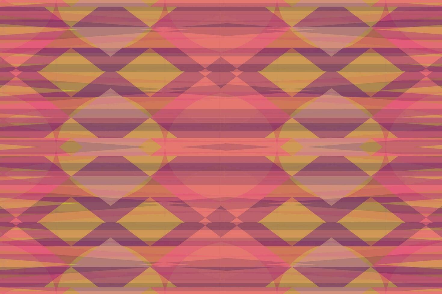 Ethnic zigzag pattern in retro colors, Aztec style seamless vector background