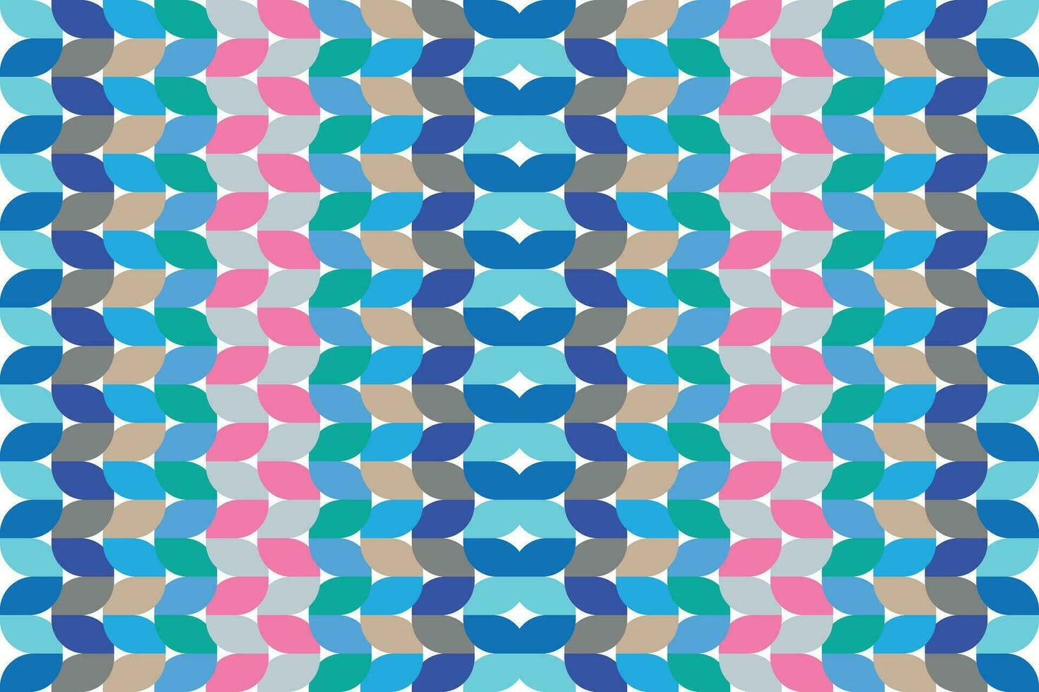 Ethnic zigzag pattern in retro colors, Aztec style seamless vector background