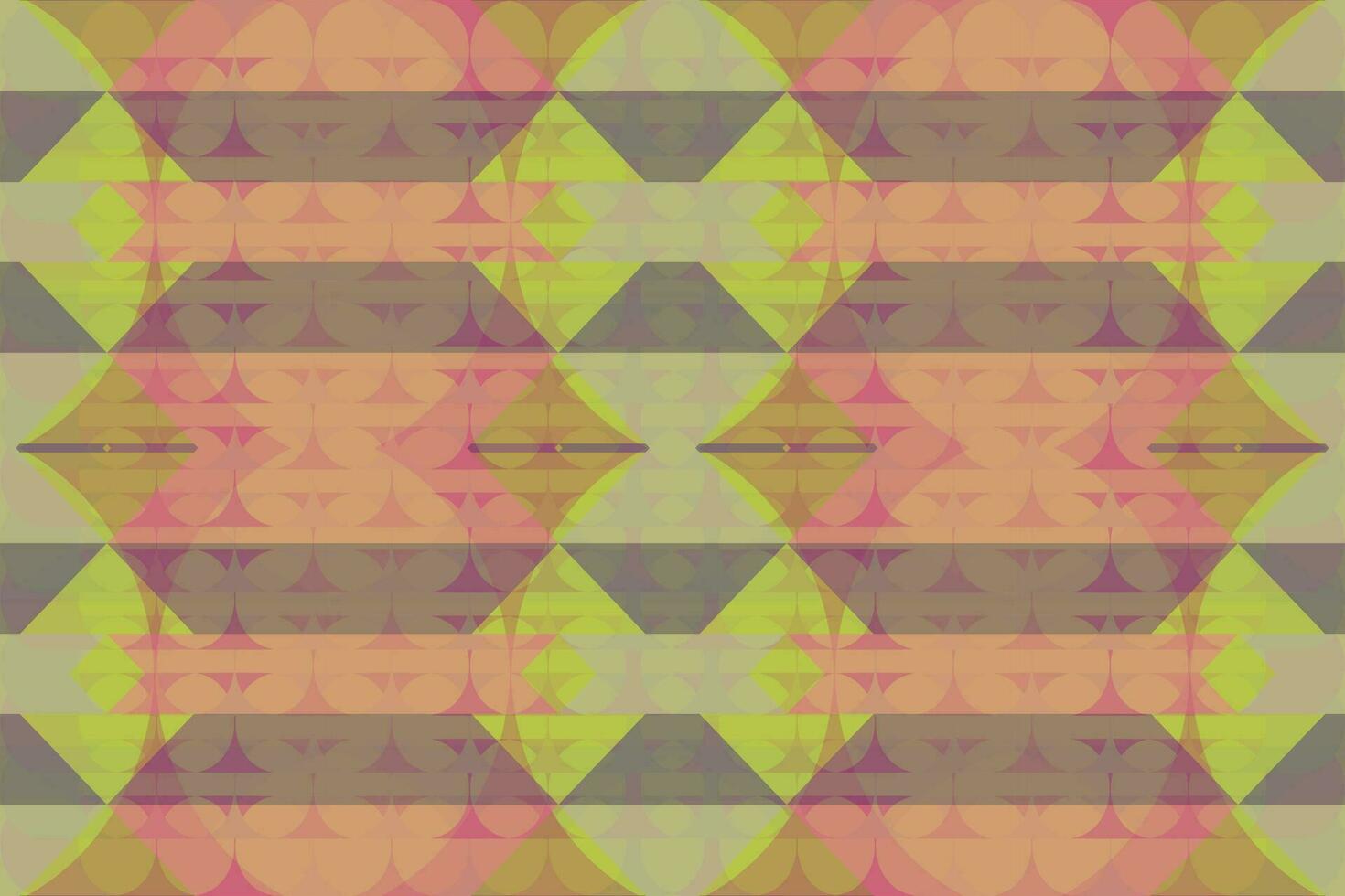 Ethnic zigzag pattern in retro colors, Aztec style seamless vector background