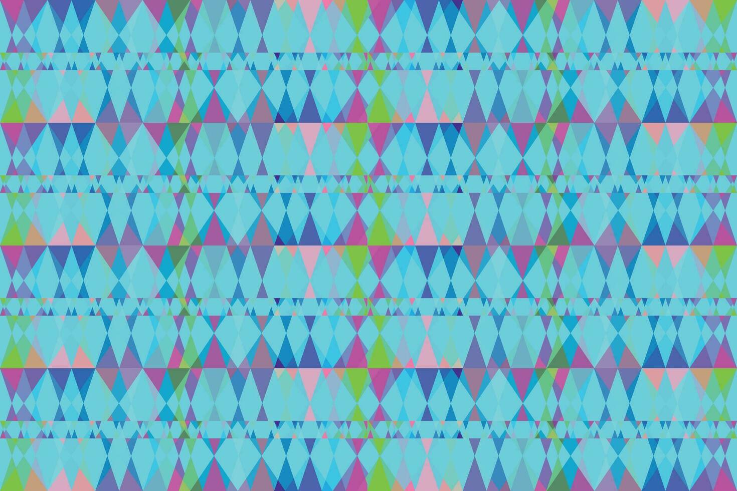 Ethnic zigzag pattern in retro colors, Aztec style seamless vector background