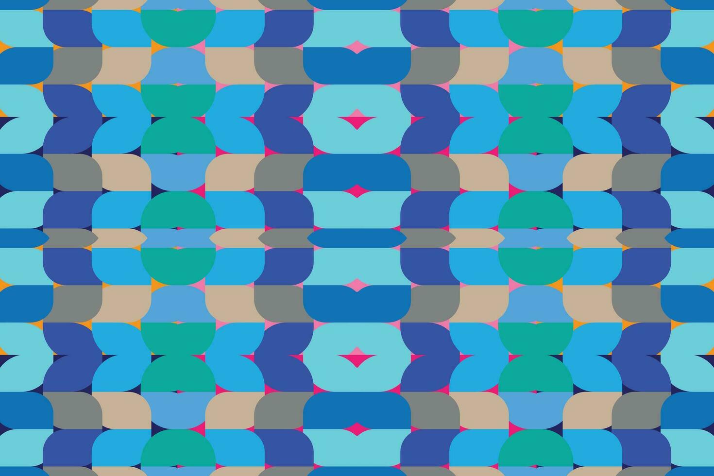 Ethnic zigzag pattern in retro colors, Aztec style seamless vector background