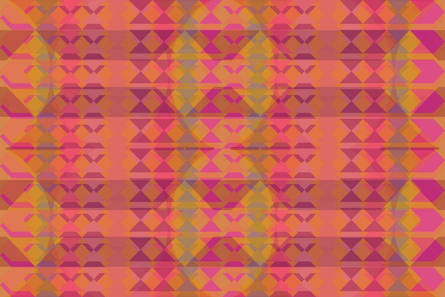 Ethnic zigzag pattern in retro colors, Aztec style seamless vector background