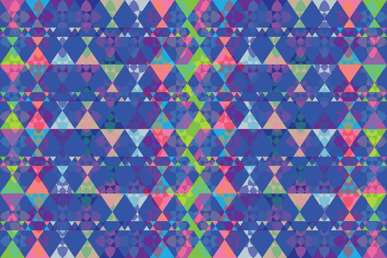 Ethnic zigzag pattern in retro colors, Aztec style seamless vector background