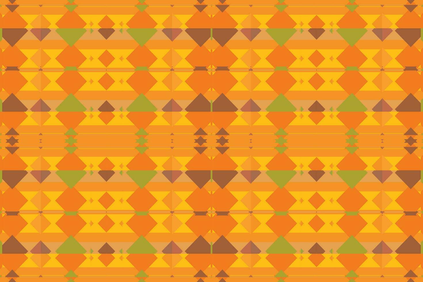 Ethnic zigzag pattern in retro colors, Aztec style seamless vector background