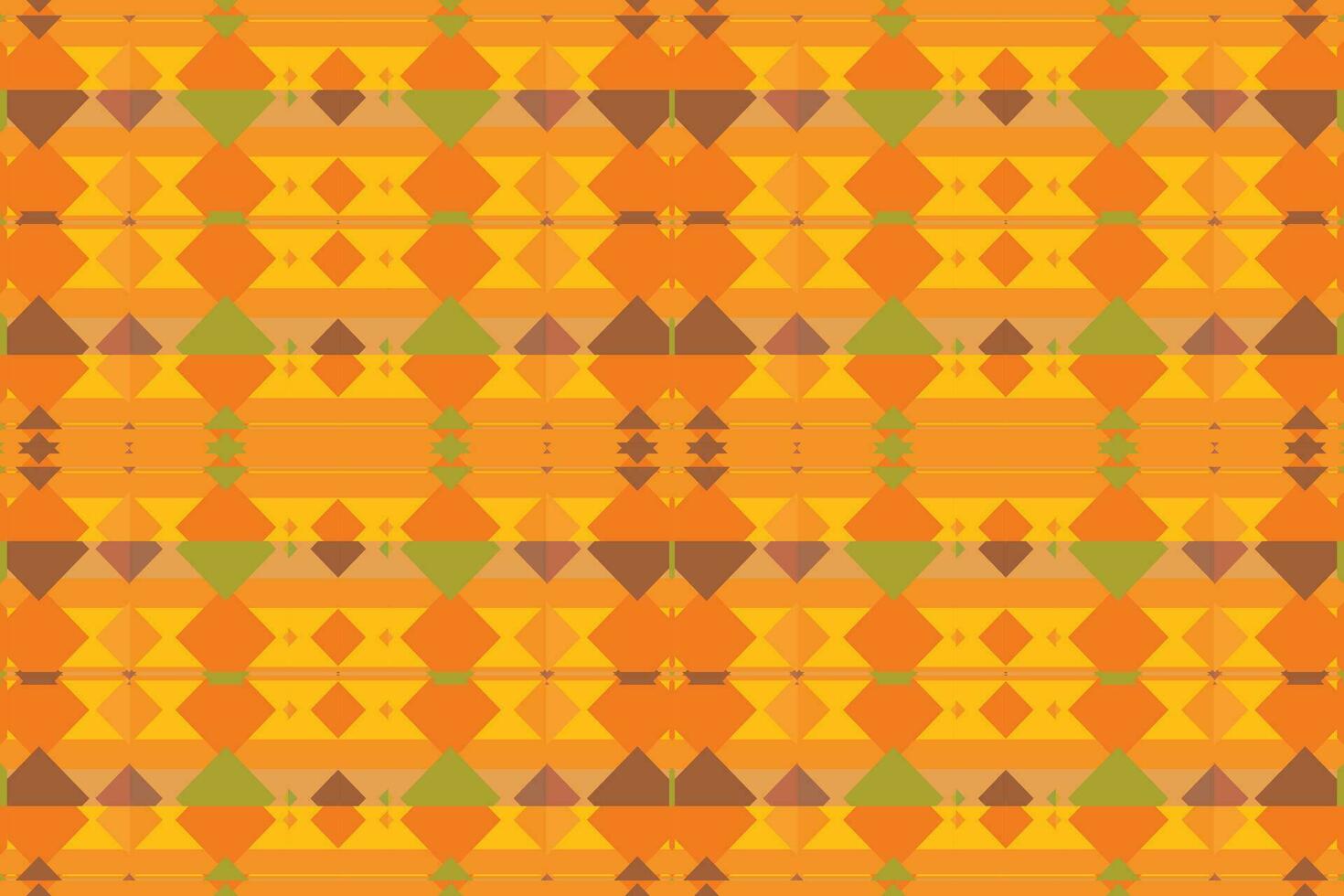 Ethnic zigzag pattern in retro colors, Aztec style seamless vector background