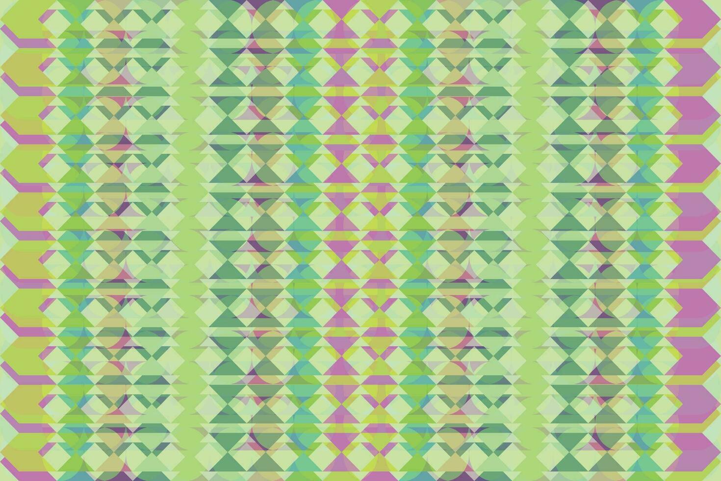 Ethnic zigzag pattern in retro colors, Aztec style seamless vector background