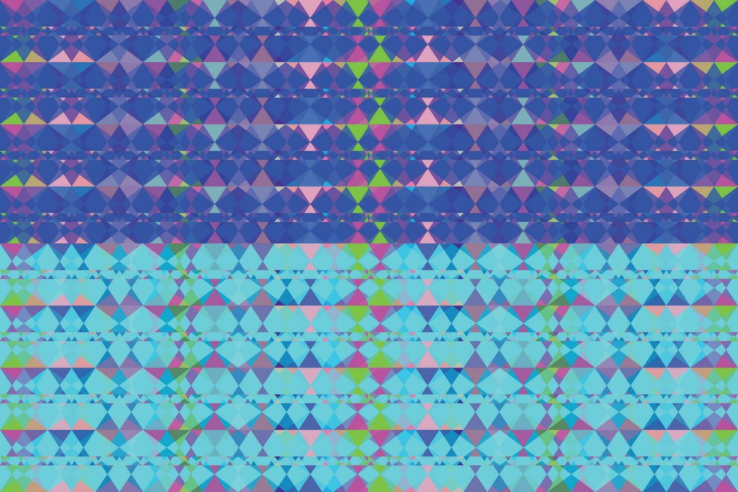 Ethnic zigzag pattern in retro colors, Aztec style seamless vector background