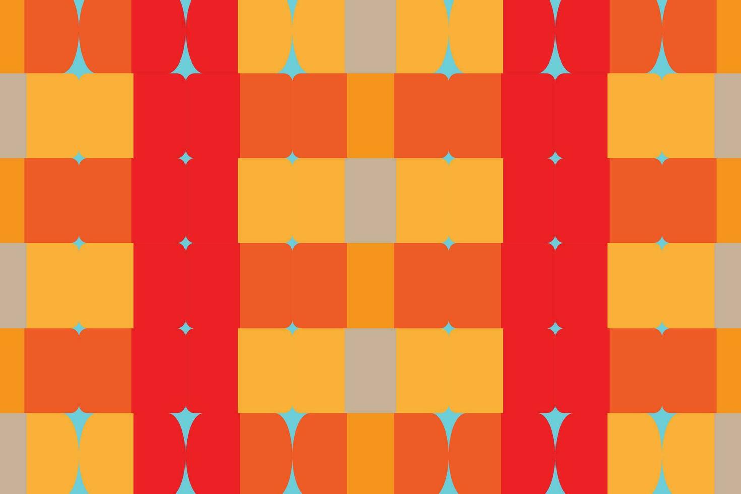 Ethnic zigzag pattern in retro colors, Aztec style seamless vector background