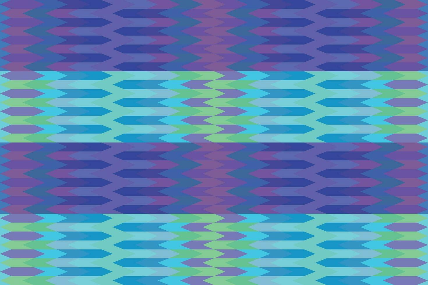 Ethnic zigzag pattern in retro colors, Aztec style seamless vector background