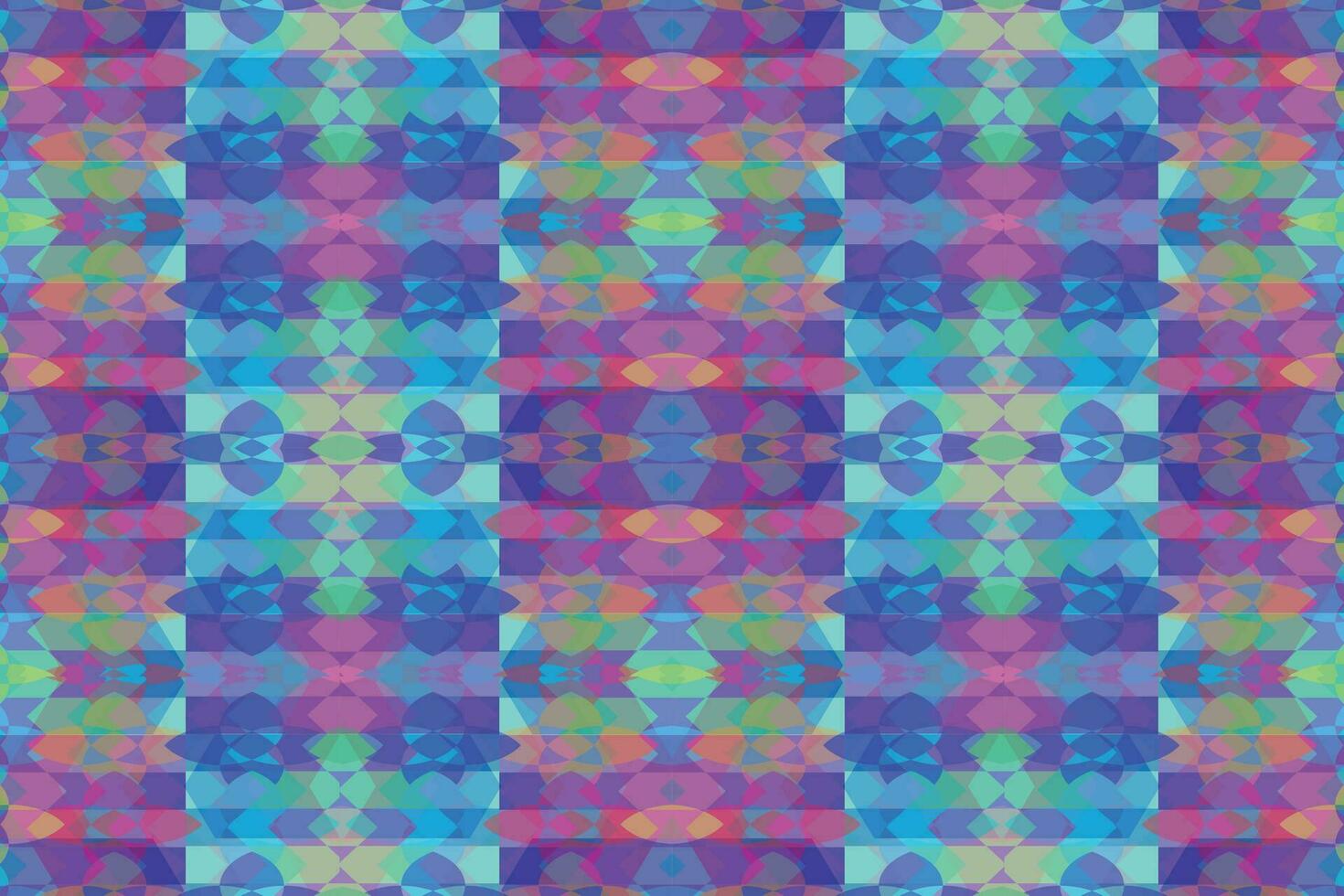 Ethnic zigzag pattern in retro colors, Aztec style seamless vector background