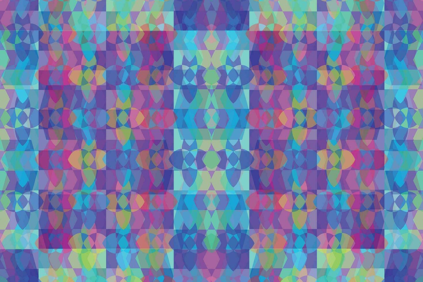 Ethnic zigzag pattern in retro colors, Aztec style seamless vector background