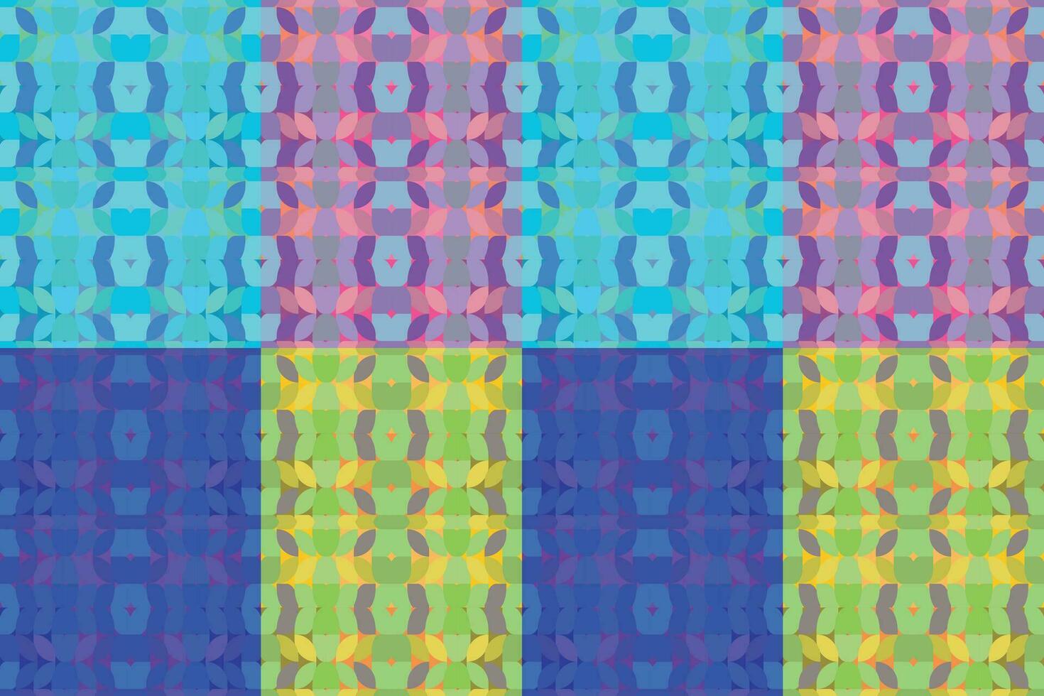 Ethnic zigzag pattern in retro colors, Aztec style seamless vector background