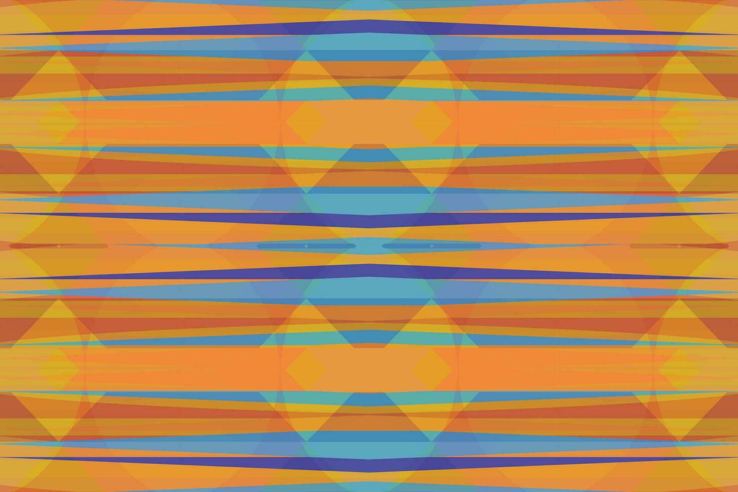 Ethnic zigzag pattern in retro colors, Aztec style seamless vector background
