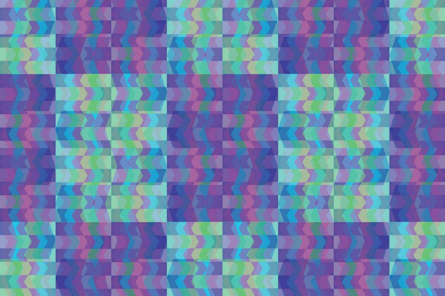 Ethnic zigzag pattern in retro colors, Aztec style seamless vector background