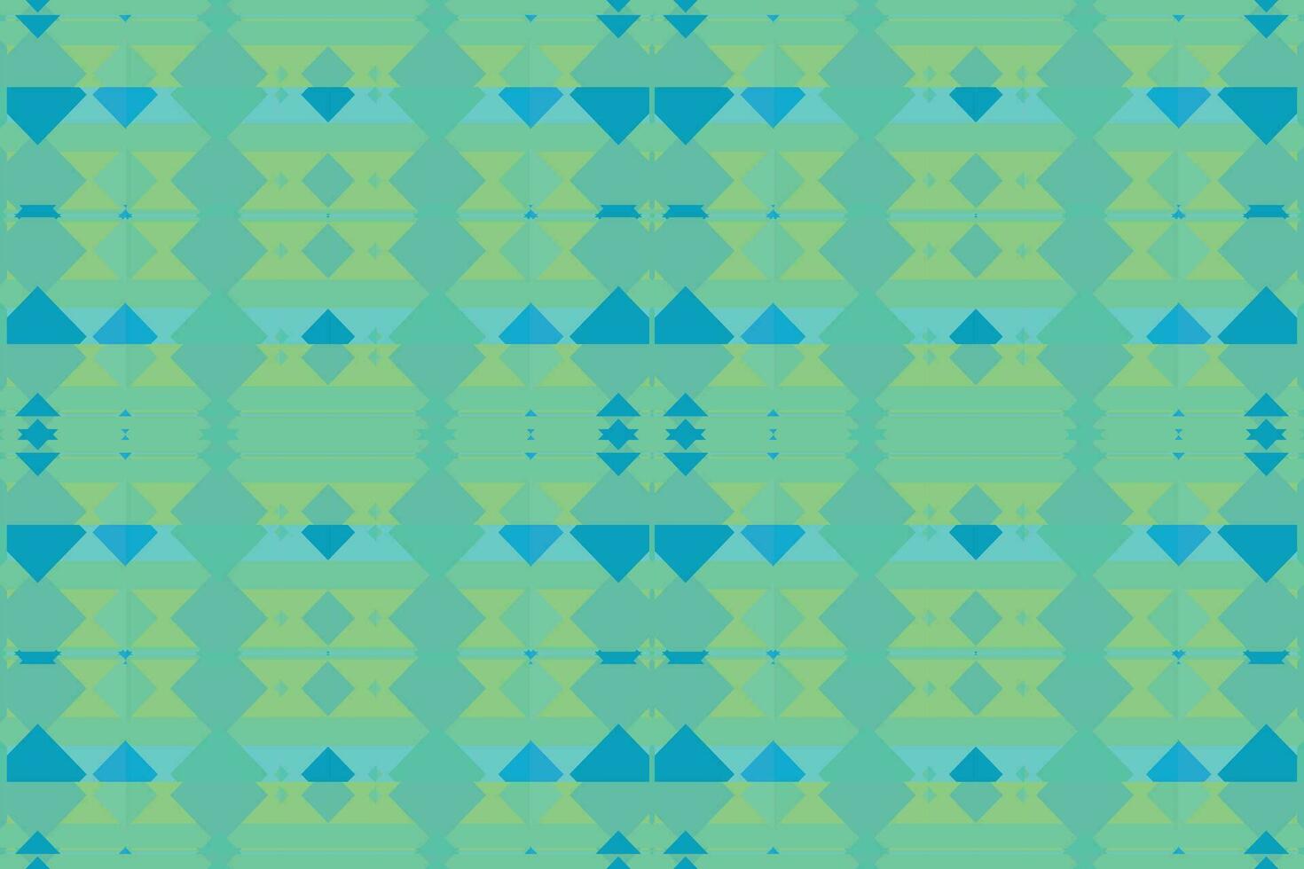 Ethnic zigzag pattern in retro colors, Aztec style seamless vector background