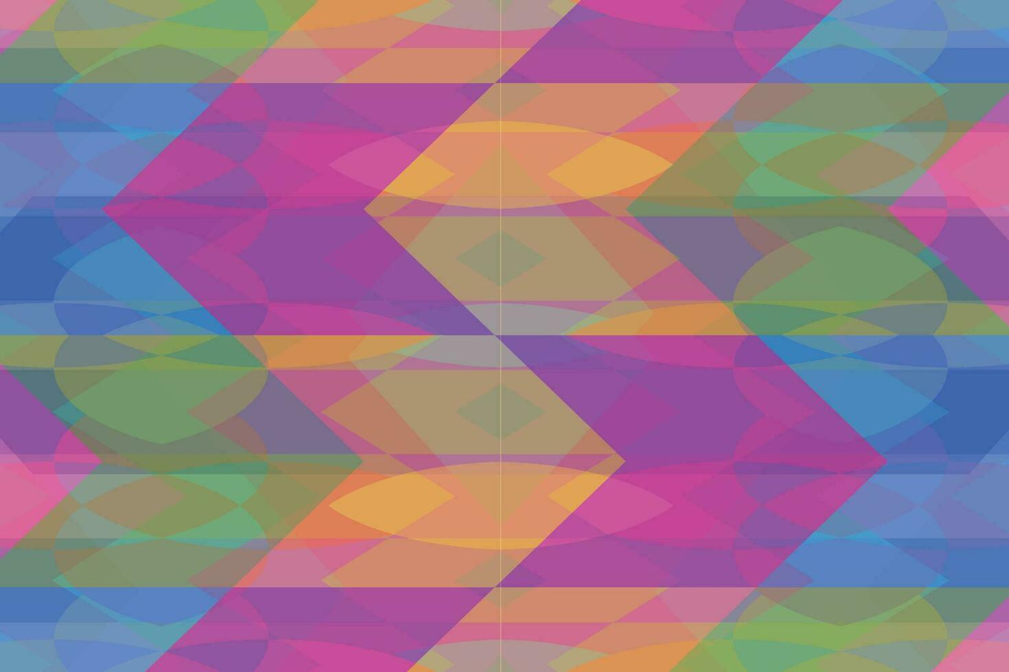 Ethnic zigzag pattern in retro colors, Aztec style seamless vector background