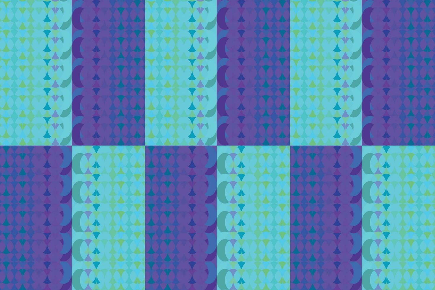 Ethnic zigzag pattern in retro colors, Aztec style seamless vector background