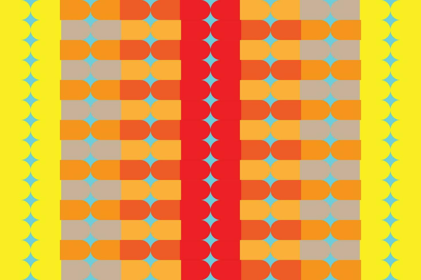 Ethnic zigzag pattern in retro colors, Aztec style seamless vector background