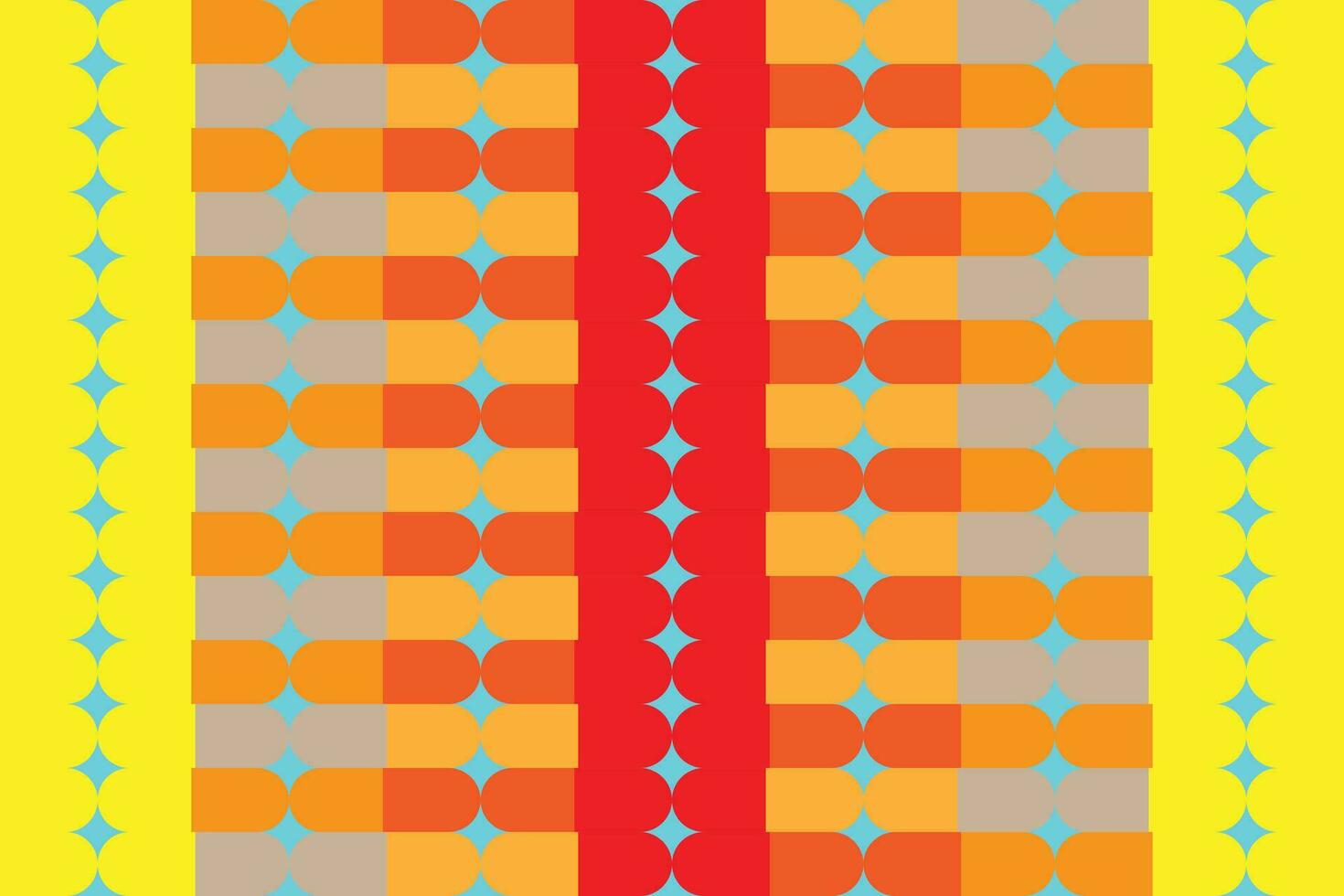 Ethnic zigzag pattern in retro colors, Aztec style seamless vector background