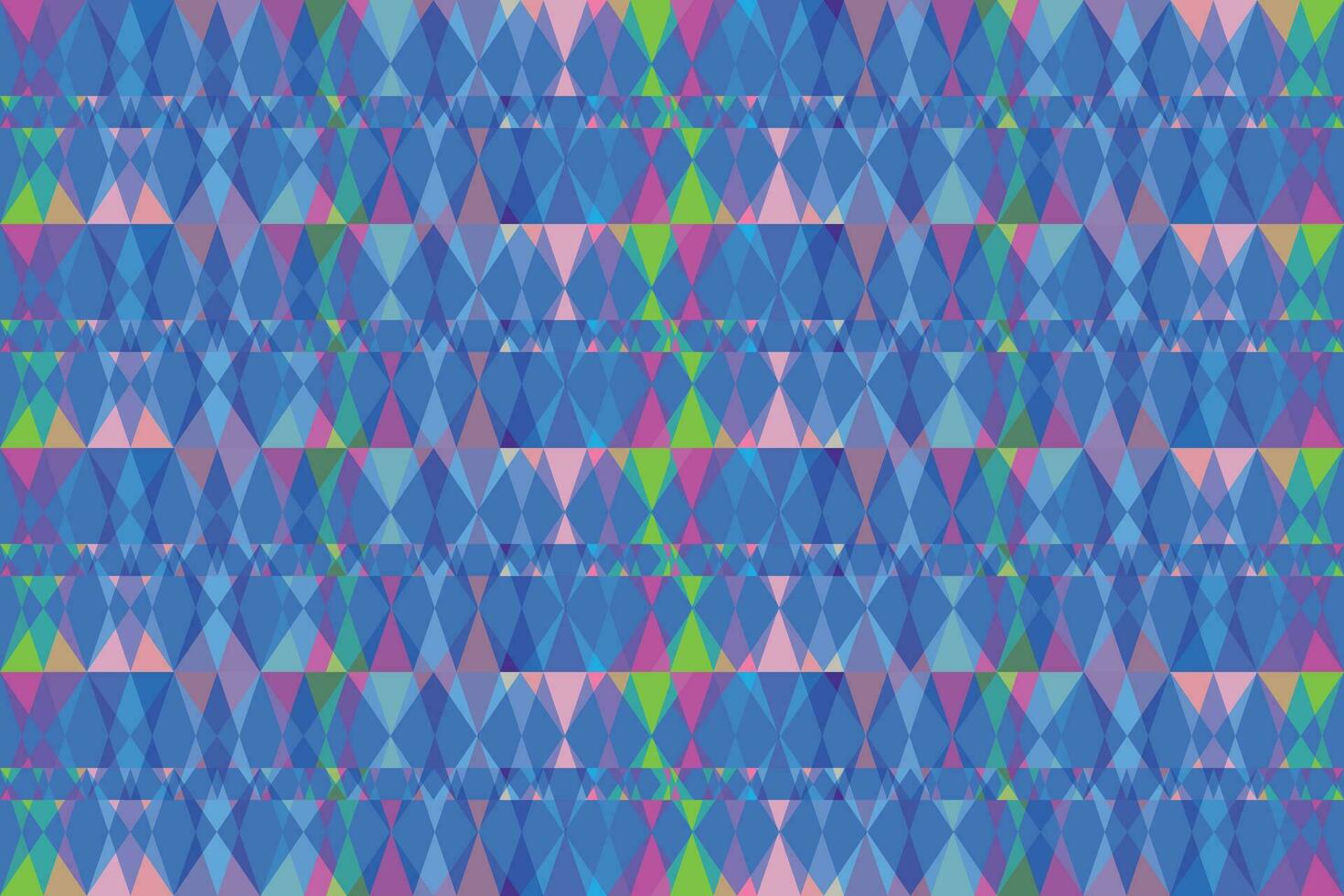 Ethnic zigzag pattern in retro colors, Aztec style seamless vector background