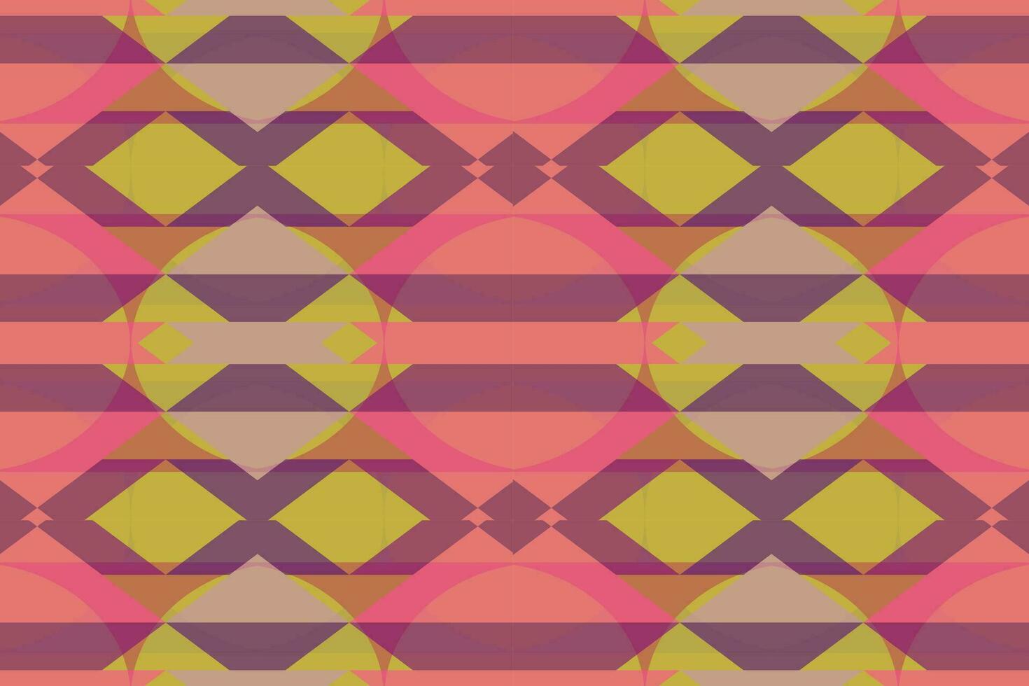 Ethnic zigzag pattern in retro colors, Aztec style seamless vector background