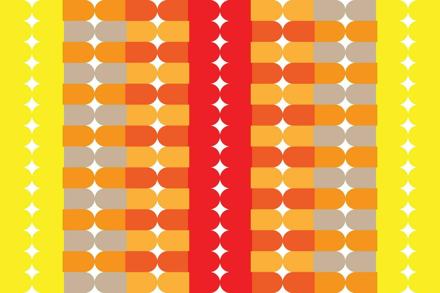 Ethnic zigzag pattern in retro colors, Aztec style seamless vector background