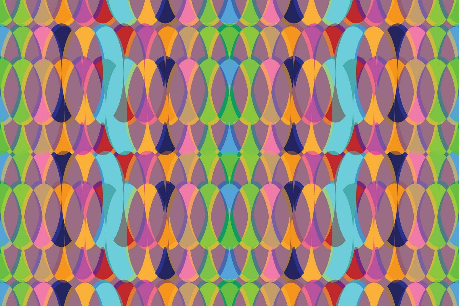 Ethnic zigzag pattern in retro colors, Aztec style seamless vector background