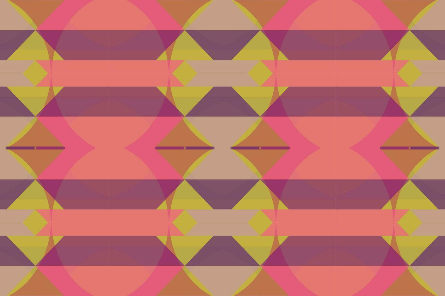 Ethnic zigzag pattern in retro colors, Aztec style seamless vector background