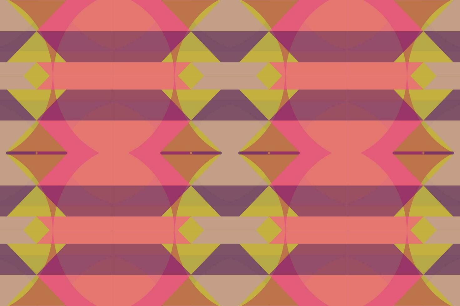 Ethnic zigzag pattern in retro colors, Aztec style seamless vector background