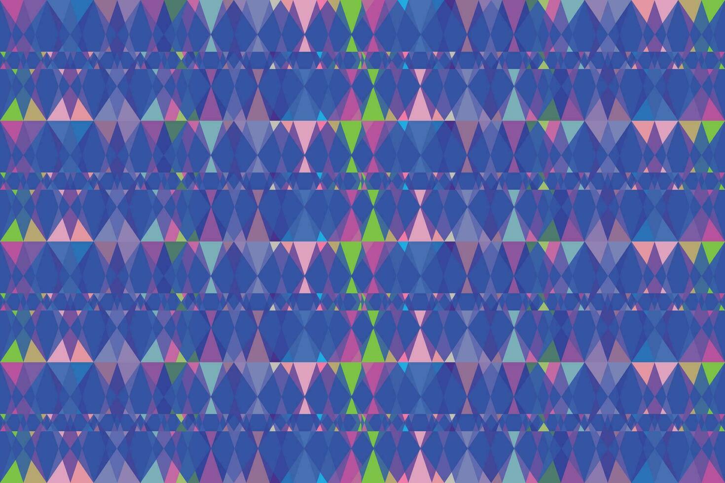 Ethnic zigzag pattern in retro colors, Aztec style seamless vector background