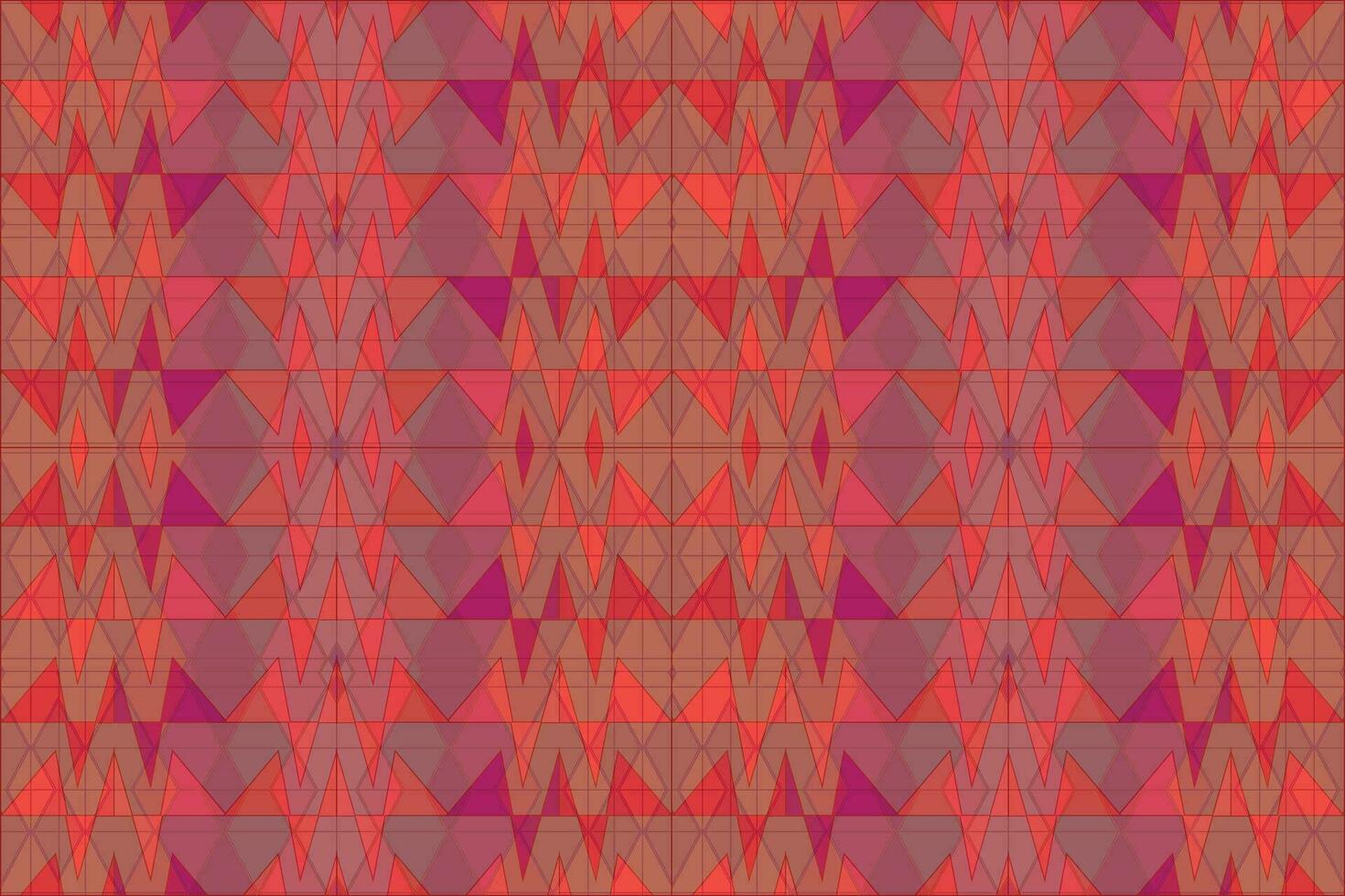 Ethnic zigzag pattern in retro colors, Aztec style seamless vector background