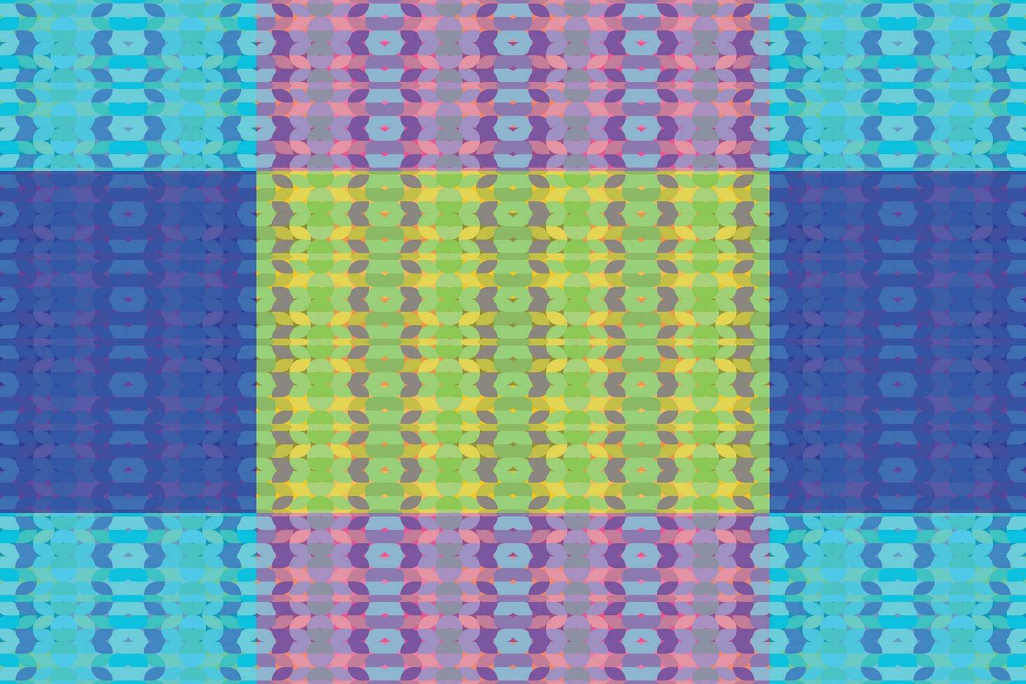 Ethnic zigzag pattern in retro colors, Aztec style seamless vector background