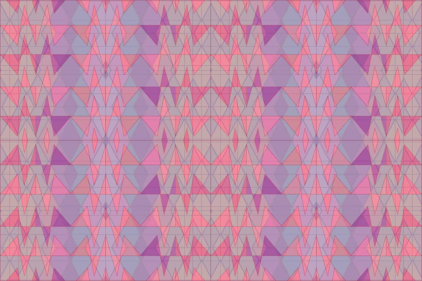 Ethnic zigzag pattern in retro colors, Aztec style seamless vector background