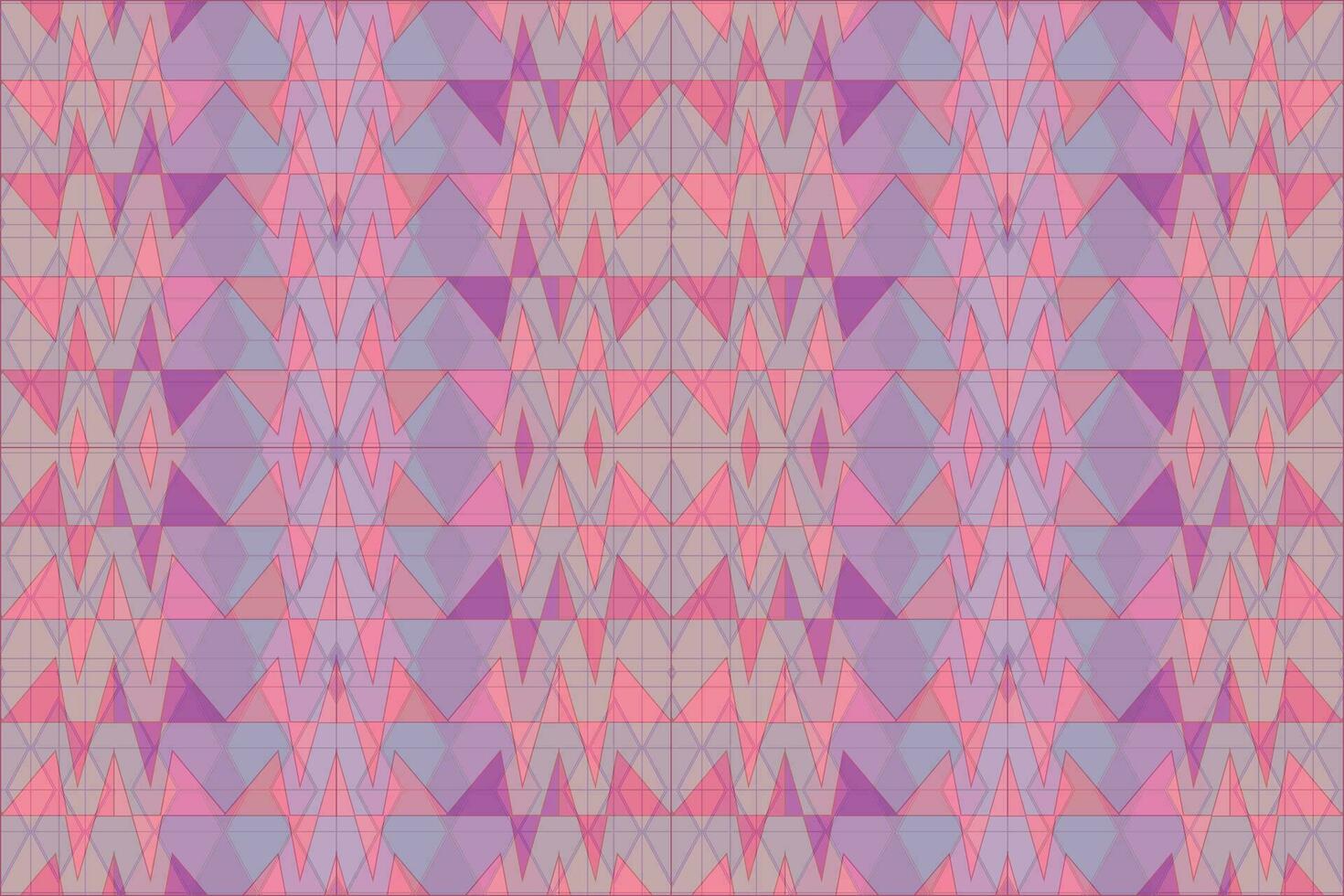 Ethnic zigzag pattern in retro colors, Aztec style seamless vector background