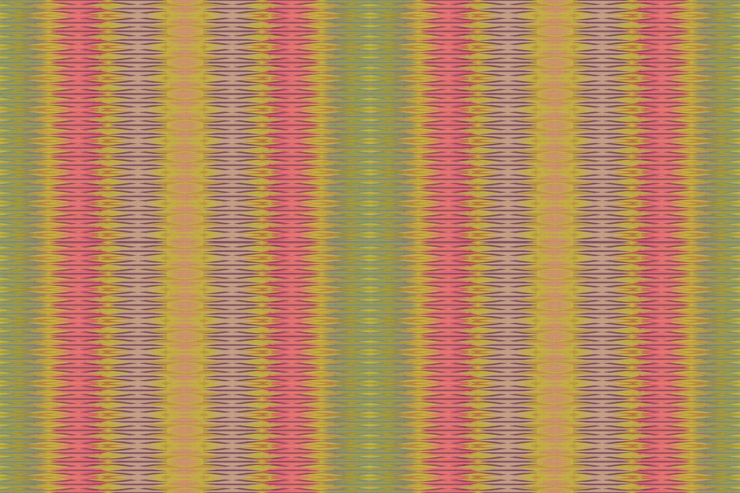 Ethnic zigzag pattern in retro colors, Aztec style seamless vector background