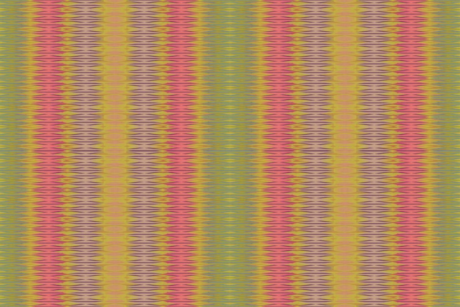 Ethnic zigzag pattern in retro colors, Aztec style seamless vector background