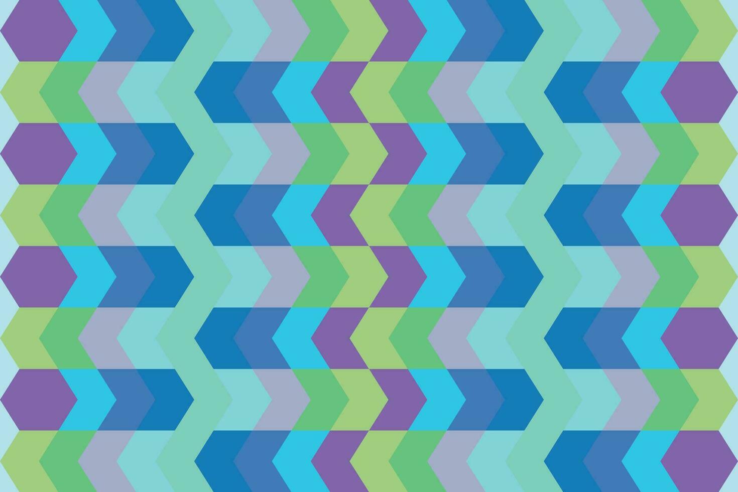 Ethnic zigzag pattern in retro colors, Aztec style seamless vector background