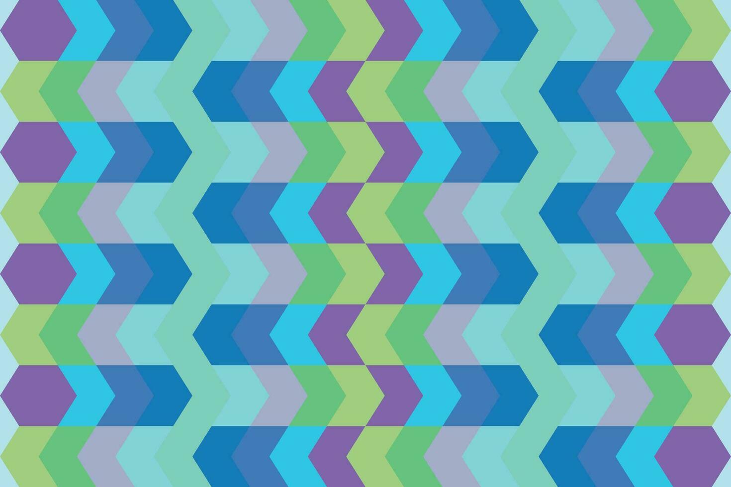 Ethnic zigzag pattern in retro colors, Aztec style seamless vector background