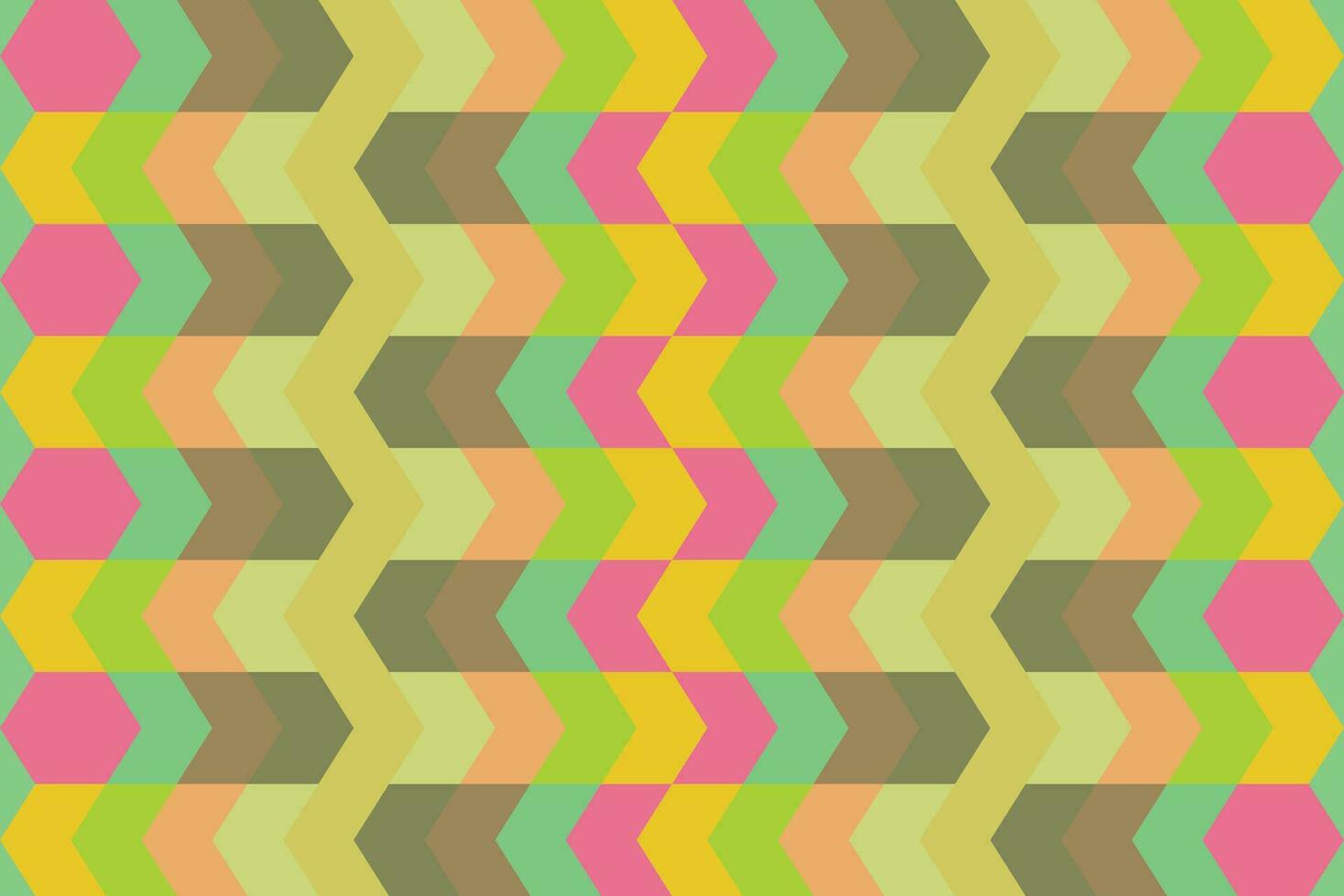 étnico zigzag modelo en retro colores, azteca estilo sin costura vector antecedentes