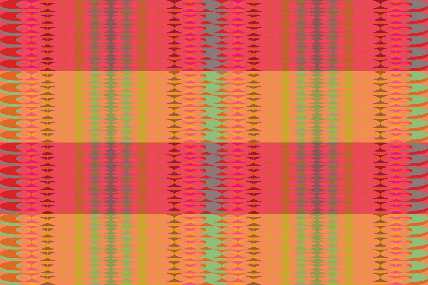 Ethnic zigzag pattern in retro colors, Aztec style seamless vector background