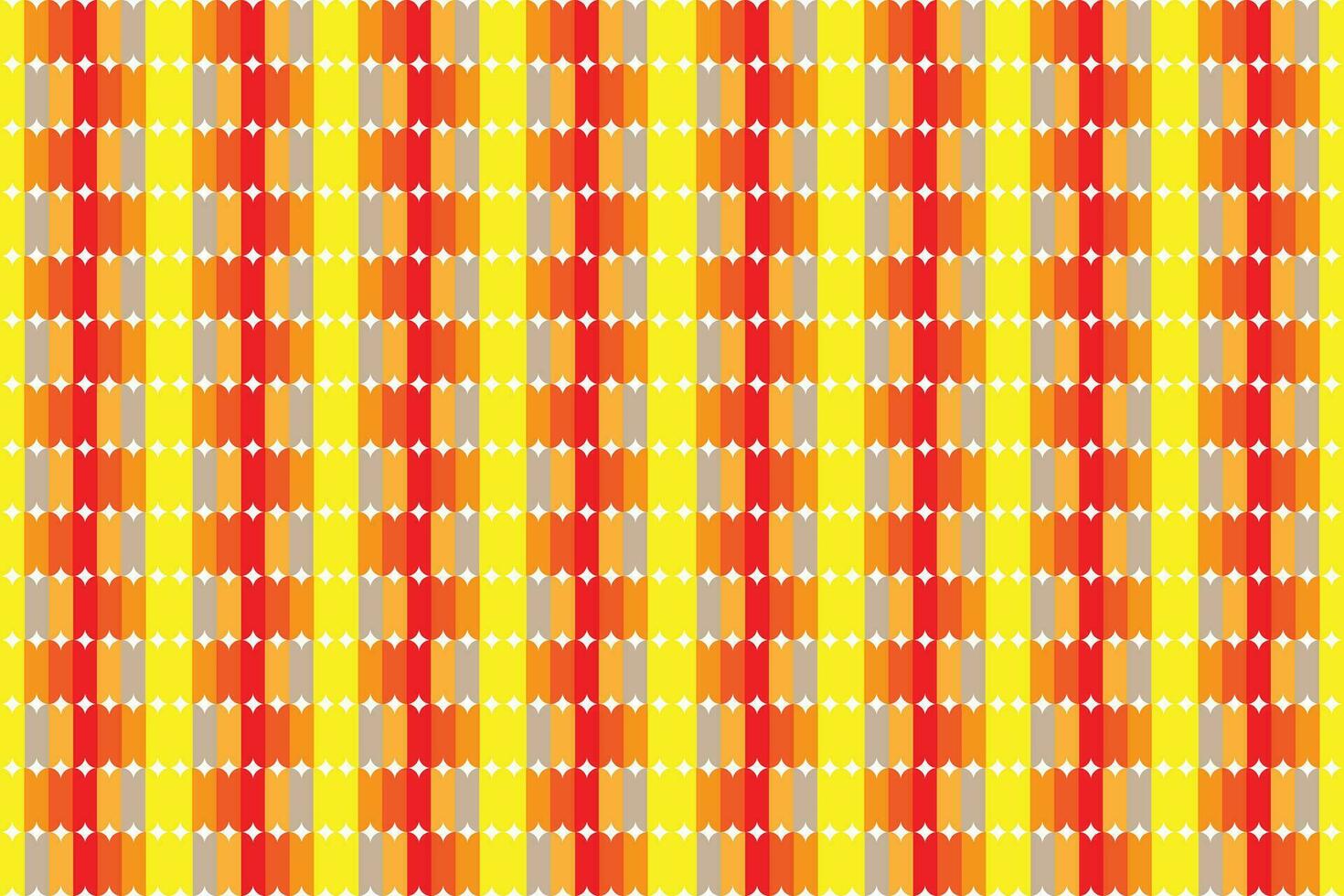Ethnic zigzag pattern in retro colors, Aztec style seamless vector background