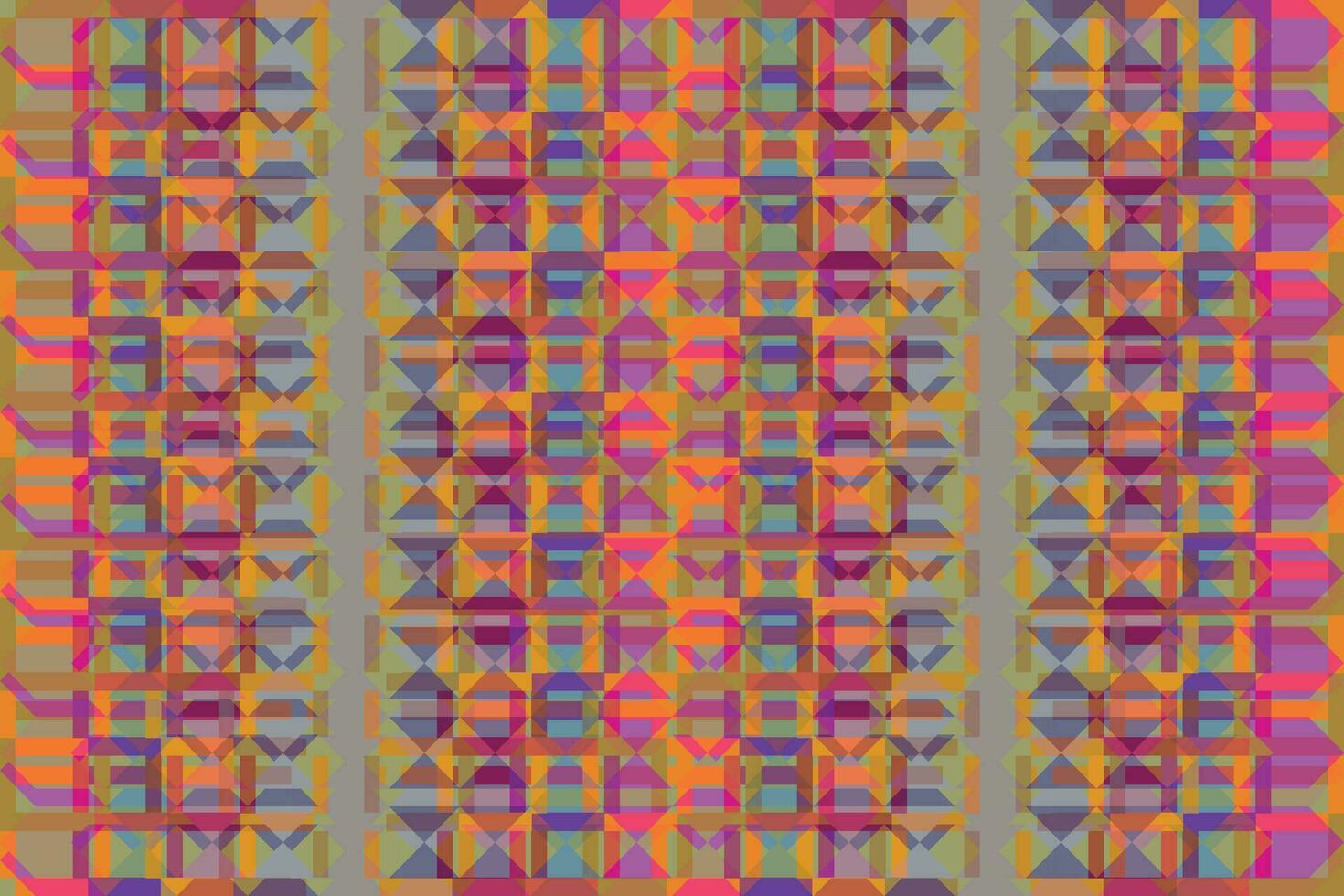 Ethnic zigzag pattern in retro colors, Aztec style seamless vector background