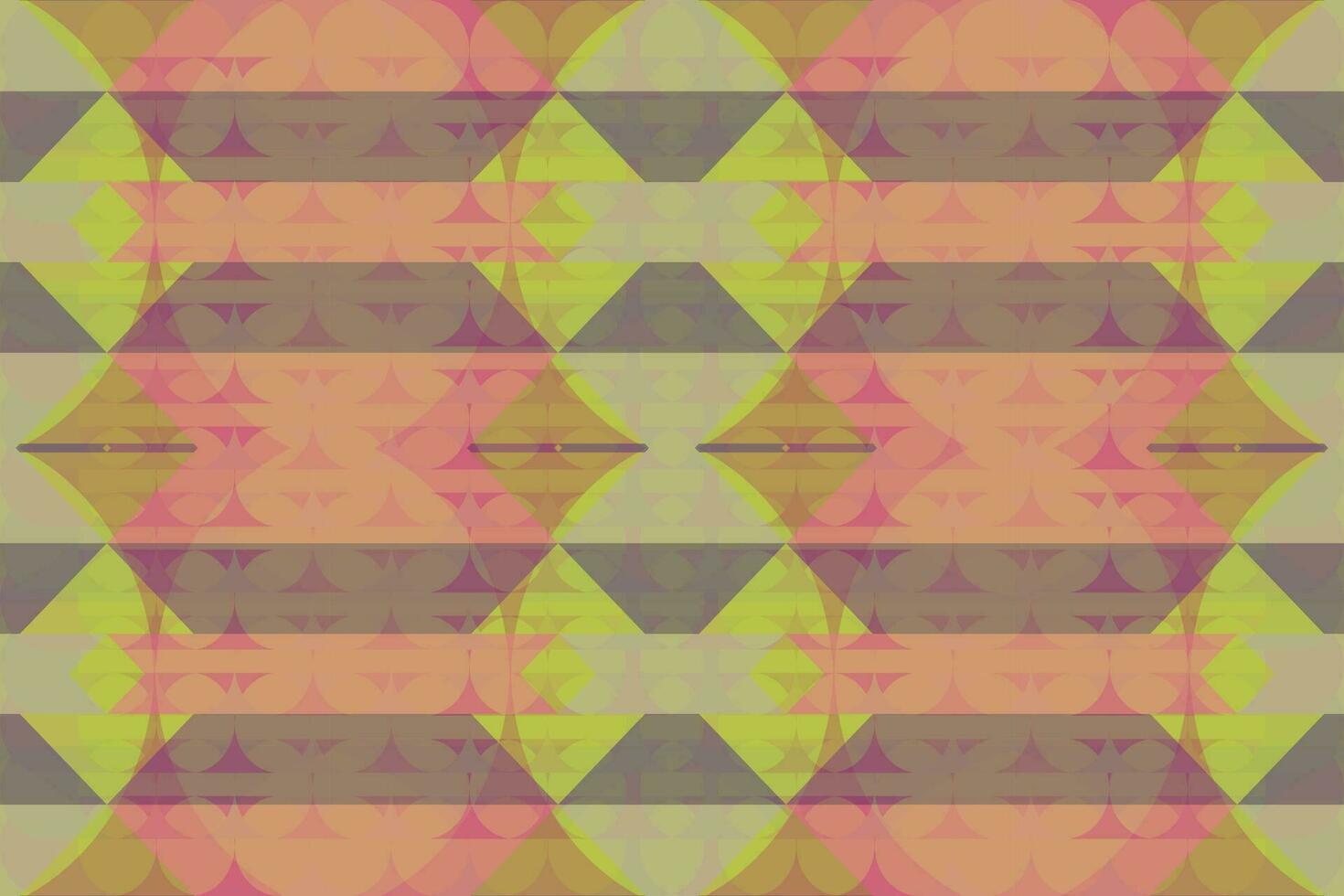 Ethnic zigzag pattern in retro colors, Aztec style seamless vector background