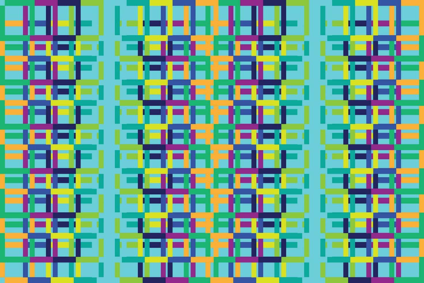 Ethnic zigzag pattern in retro colors, Aztec style seamless vector background