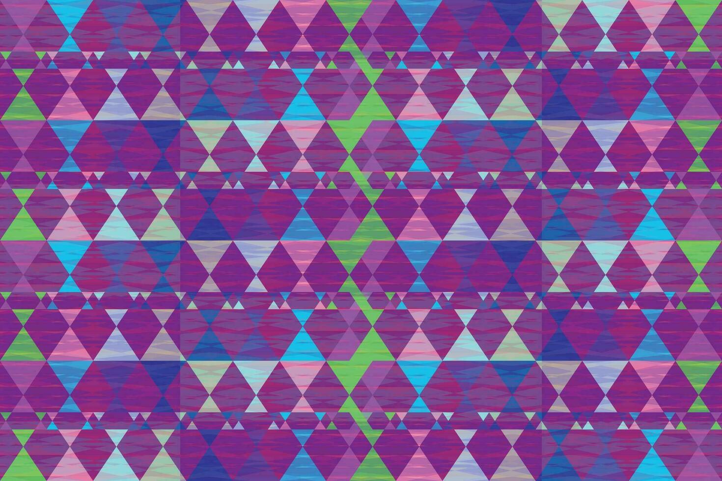 étnico zigzag modelo en retro colores, azteca estilo sin costura vector antecedentes